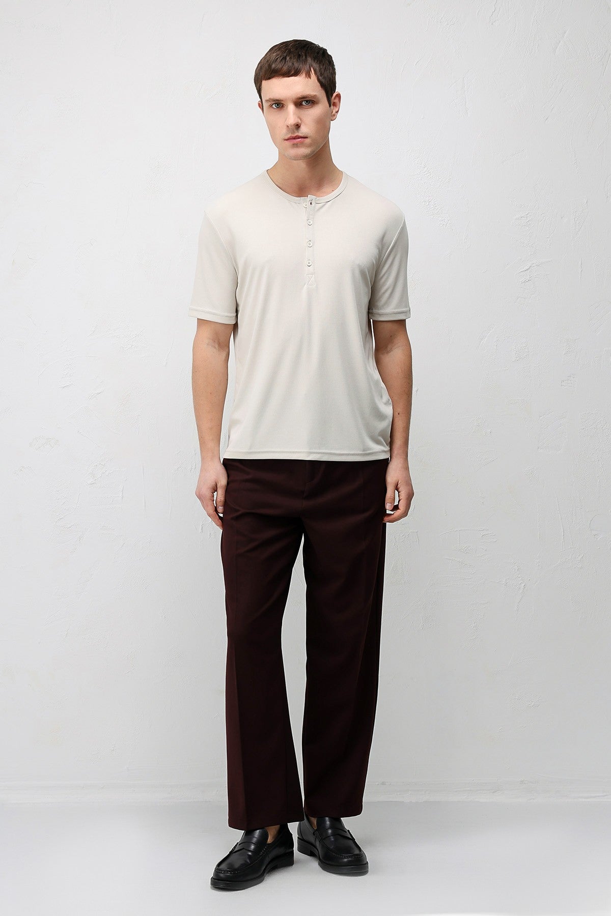 Antioch Button-Down Collar Men's T-Shirt