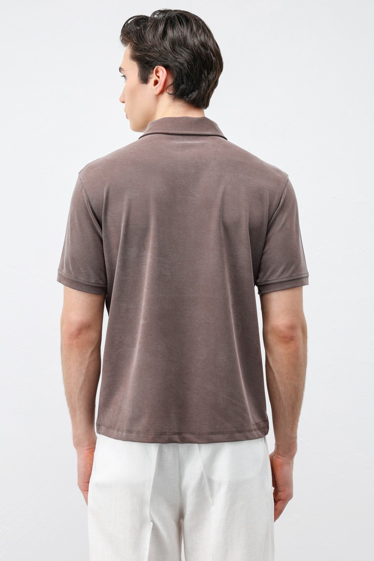 Antioch Lyocell-Blend Polo Neck Men's T-Shirt