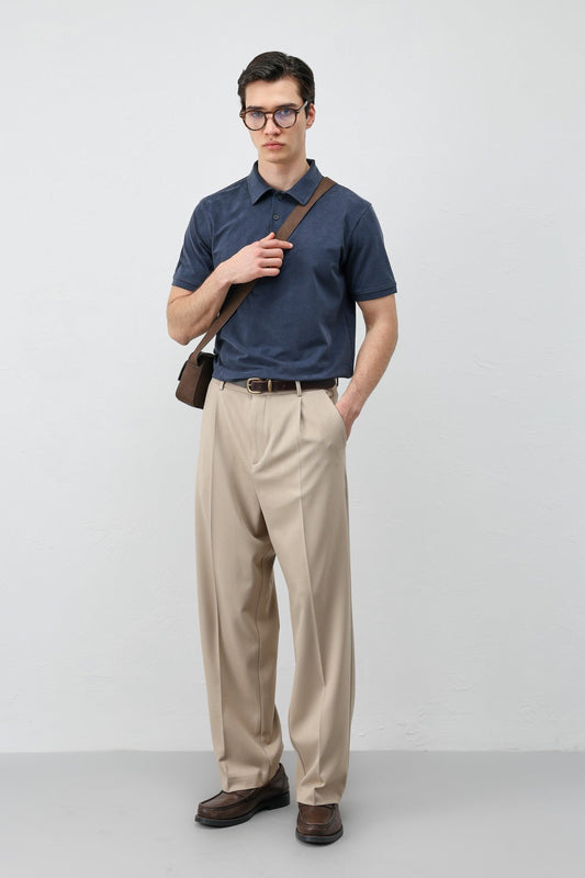 Antioch Lyocell-Blend Polo Neck Men's T-Shirt
