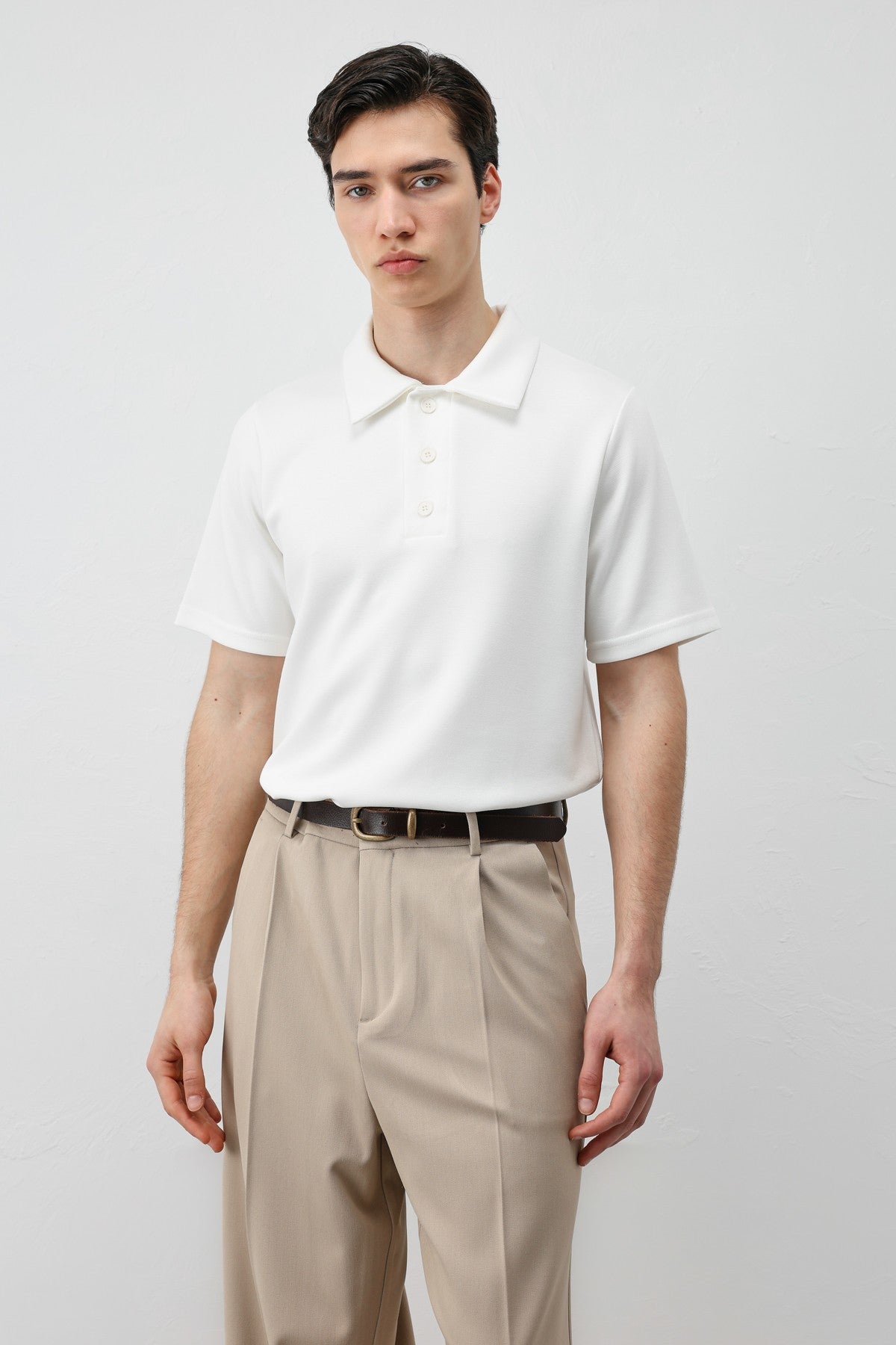 Antioch Basic Polo-Neck Men's T-Shirt