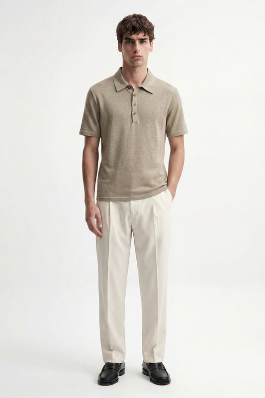Antioch Button-Down Polo-Neck Men's T-Shirt