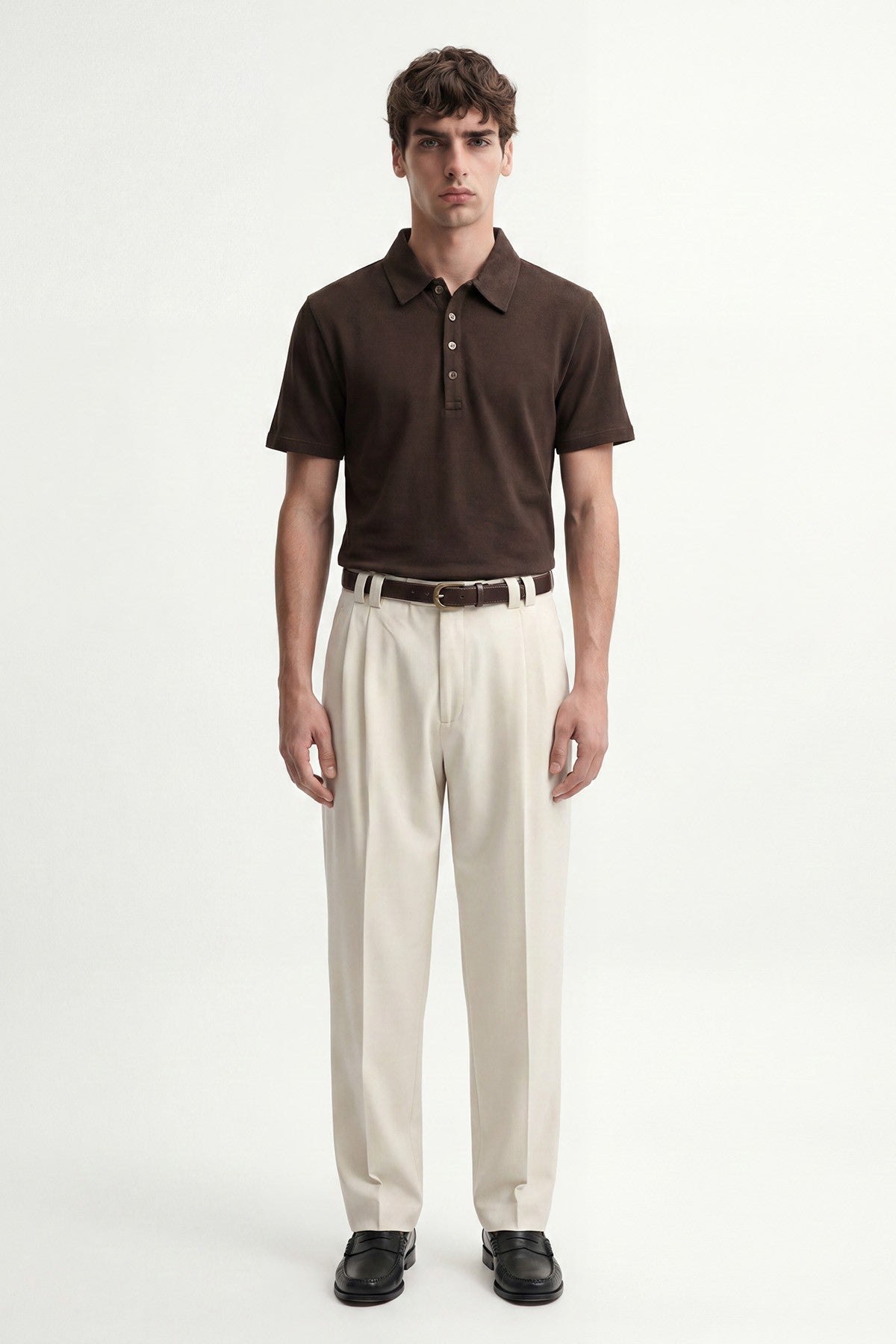 Antioch Button-Down Polo-Neck Men's T-Shirt