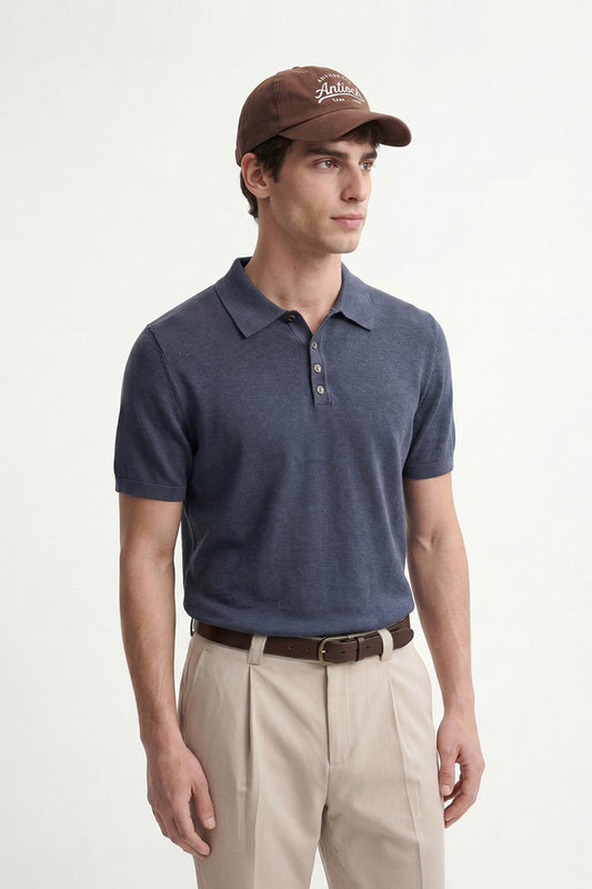Antioch Button-Down Polo-Neck Men's T-Shirt