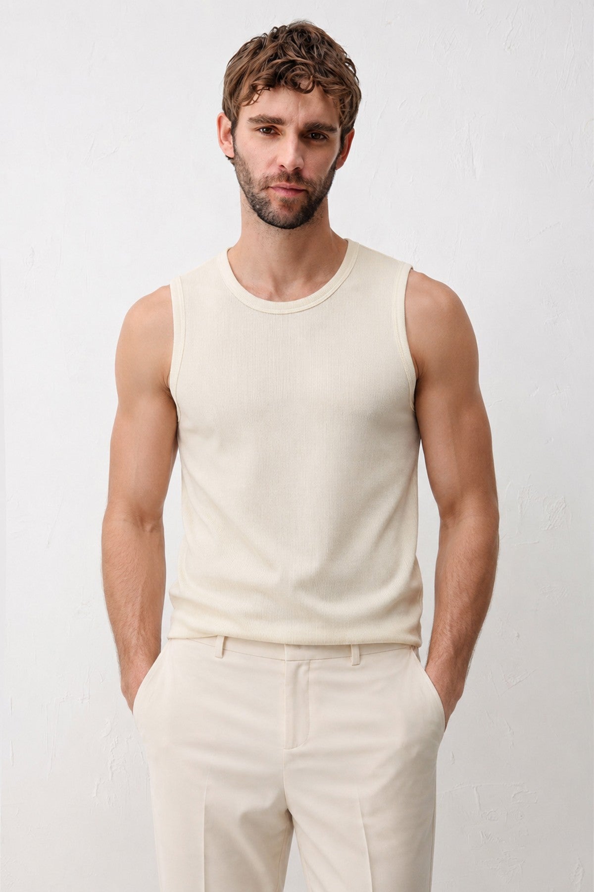 Cotton Sleeveless Men's T-Shirt