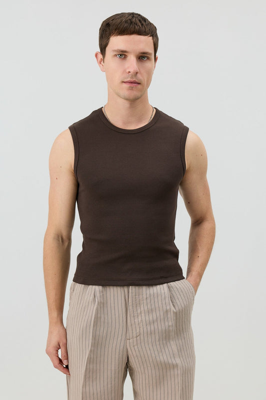 Cotton Sleeveless Men's T-Shirt