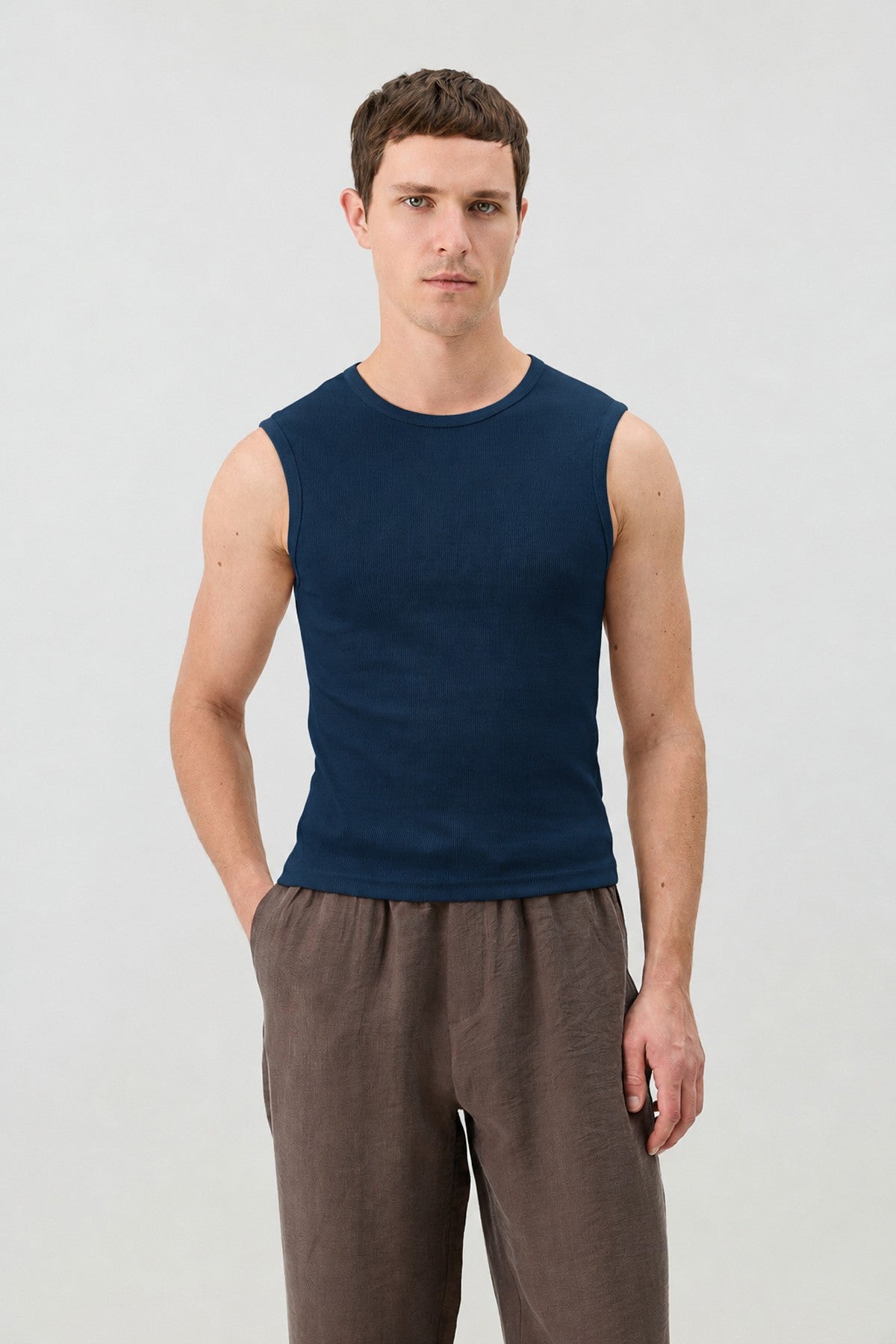Cotton Sleeveless Men's T-Shirt