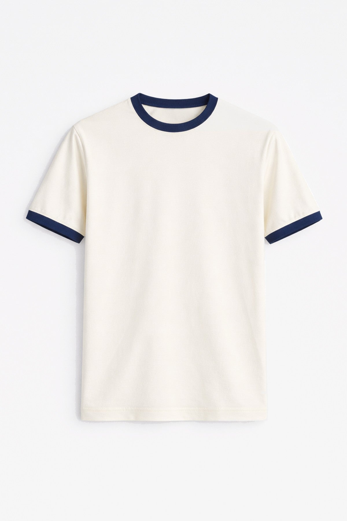Men's T-Shirt with Contrast Collar