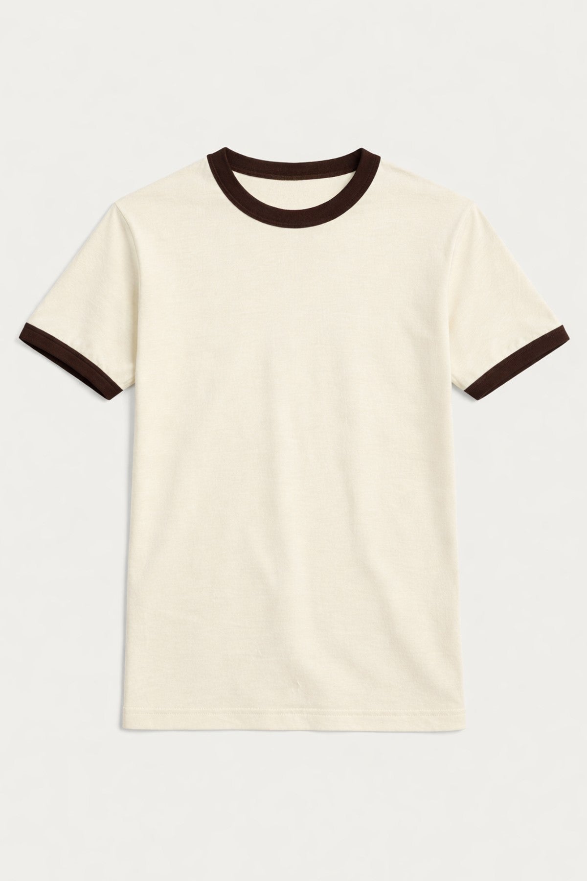 Men's T-Shirt with Contrast Collar