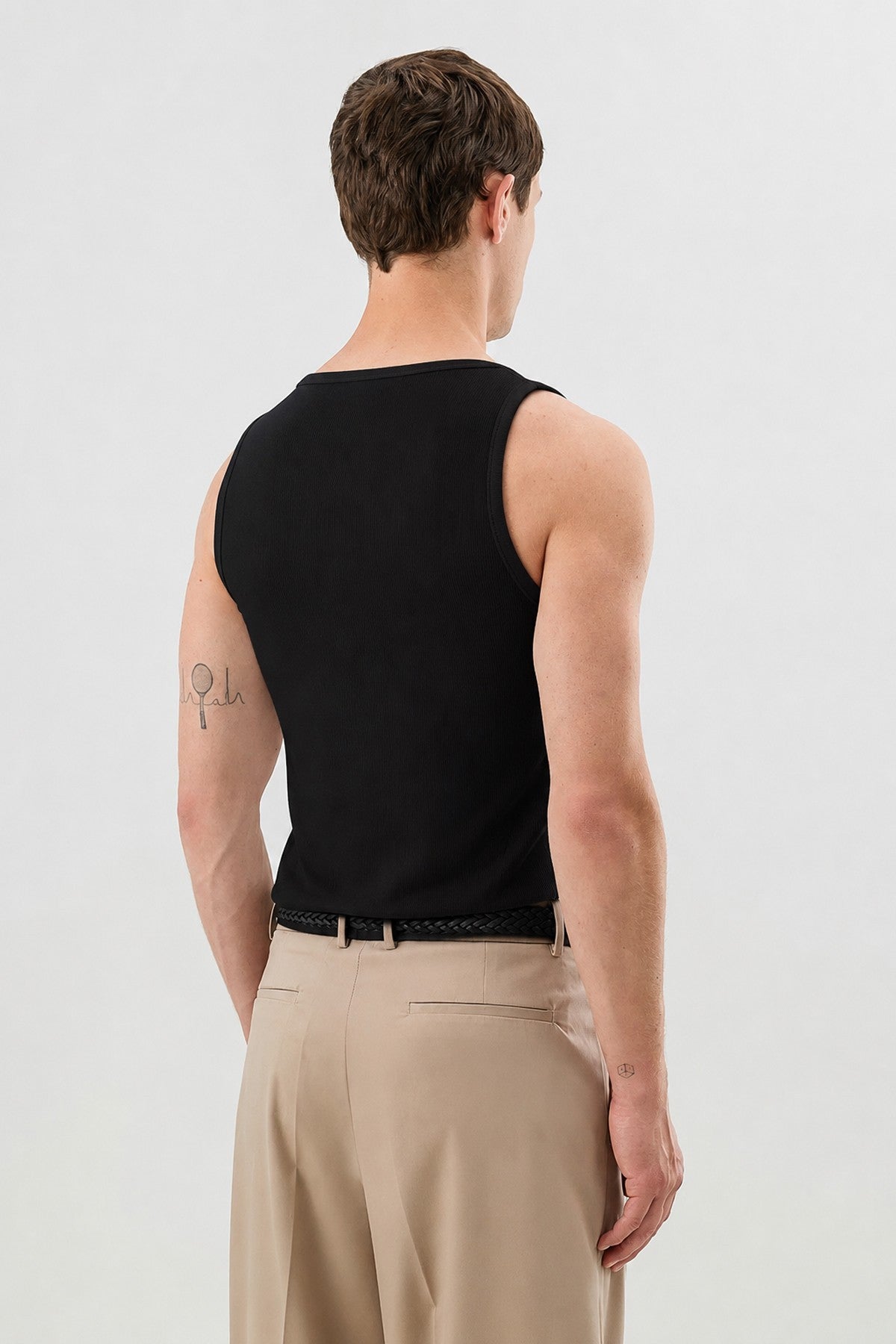 Men's Basic Ribbed Tank Top