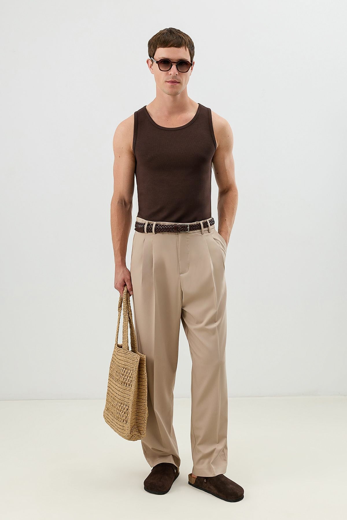 Men's Basic Ribbed Tank Top