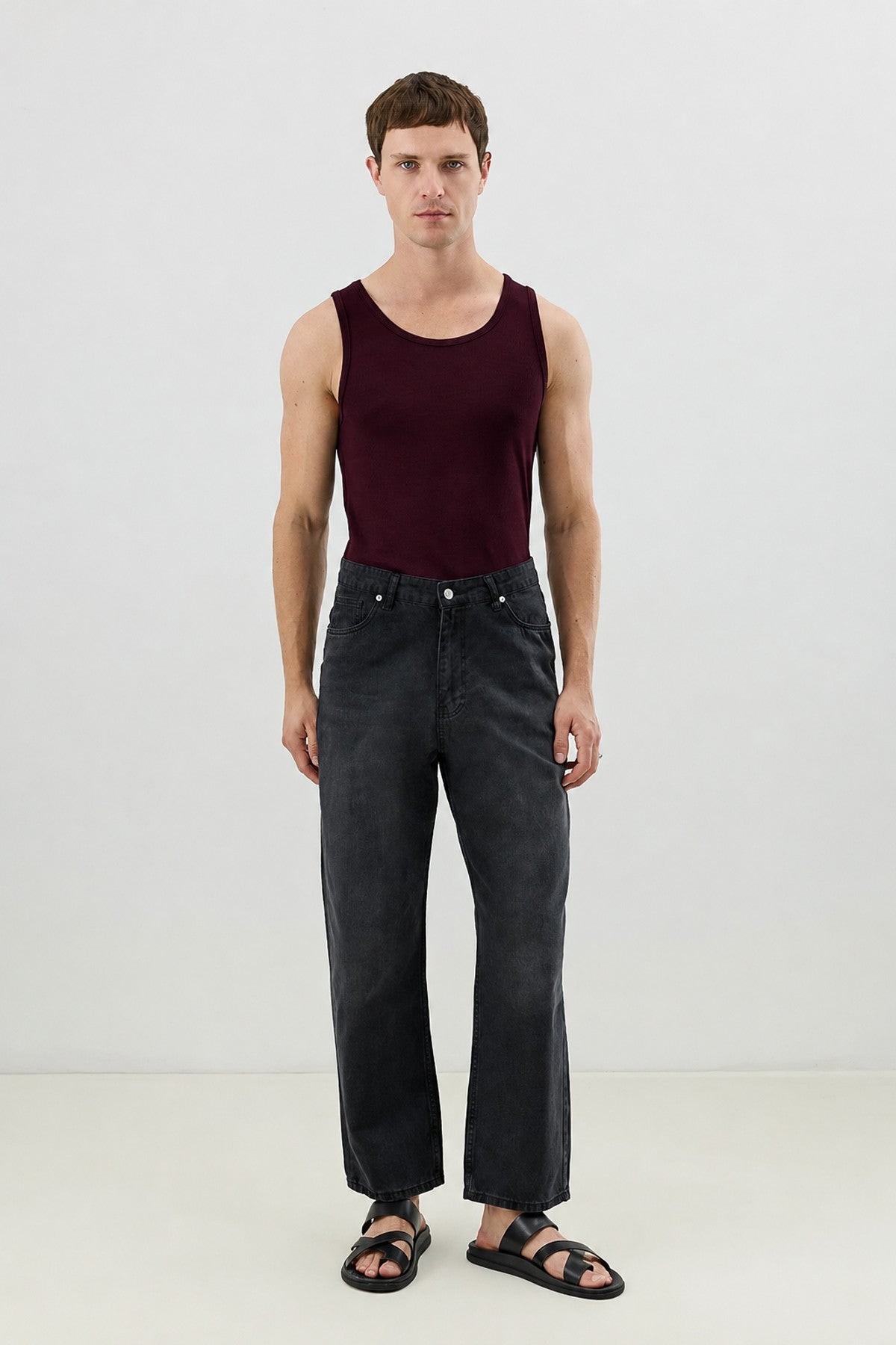 Men's Basic Ribbed Tank Top