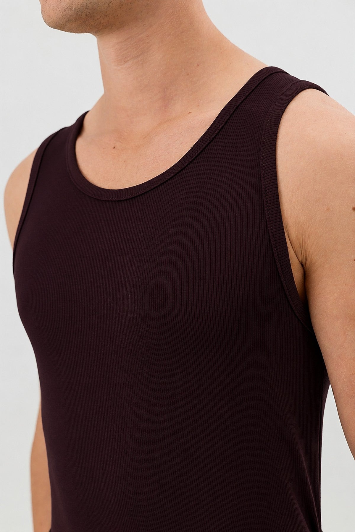 Men's Basic Ribbed Tank Top