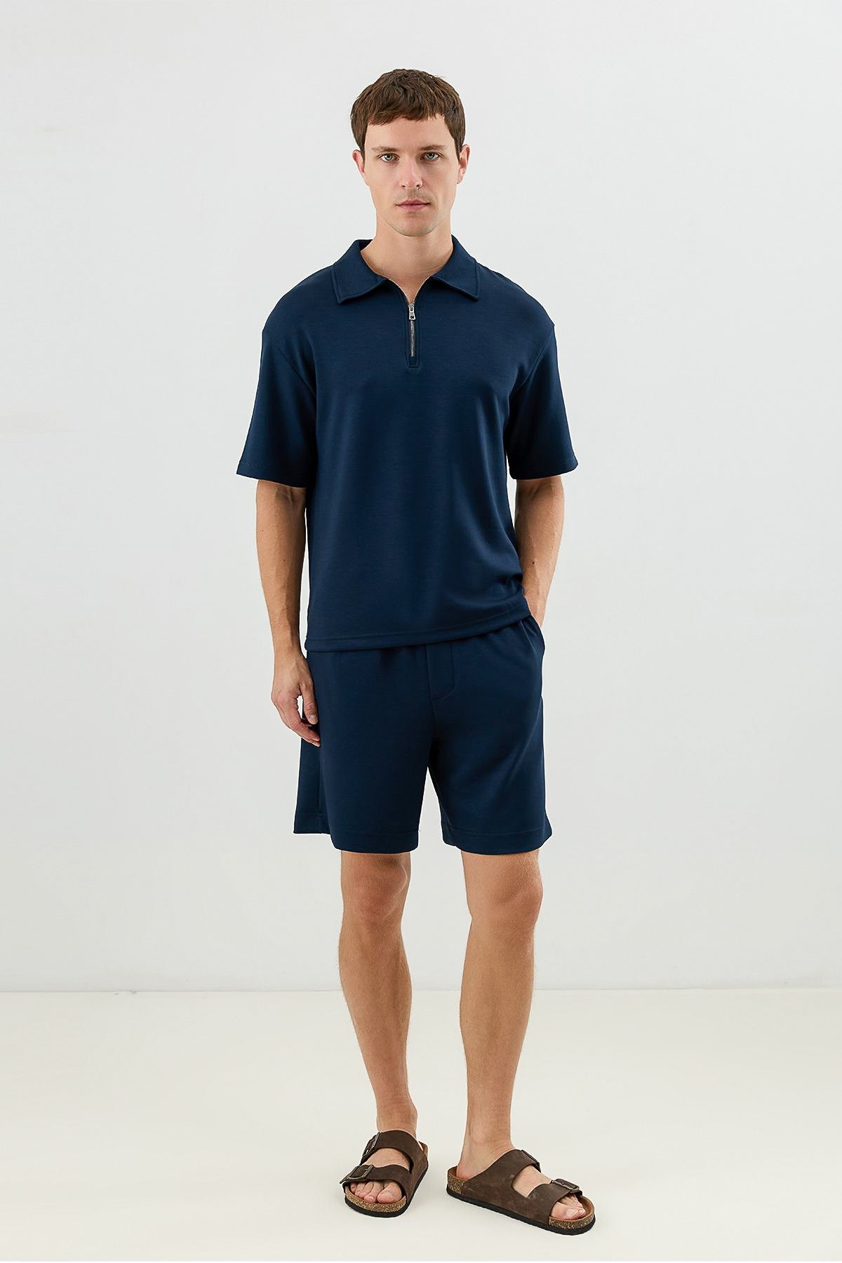 Basic Polo-Neck T-Shirt