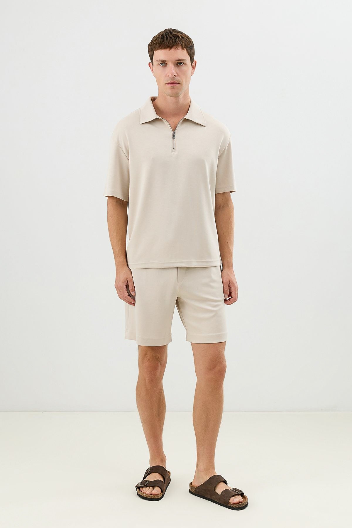 Basic Polo-Neck T-Shirt
