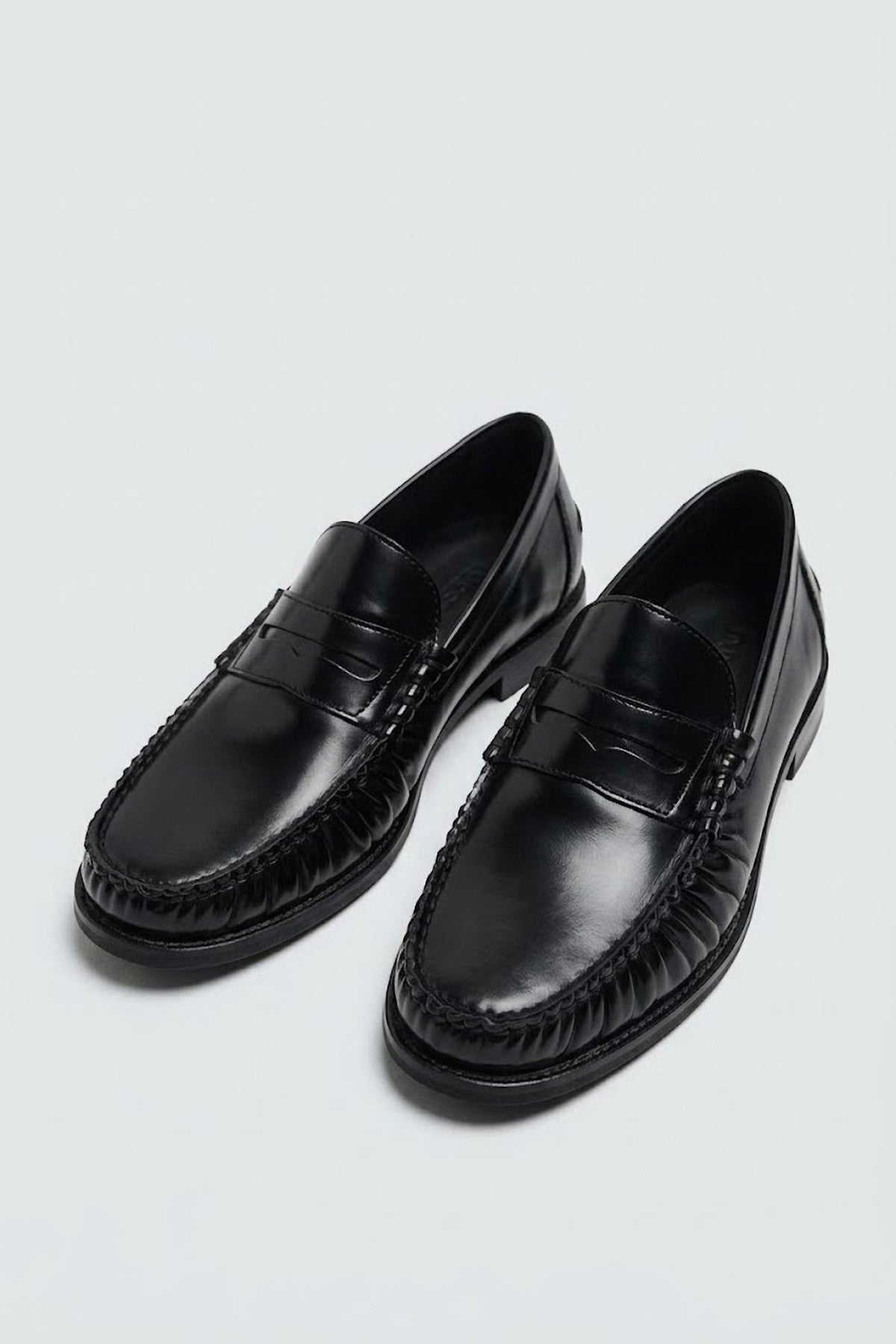 Antioch Strapped Leather Moccasins