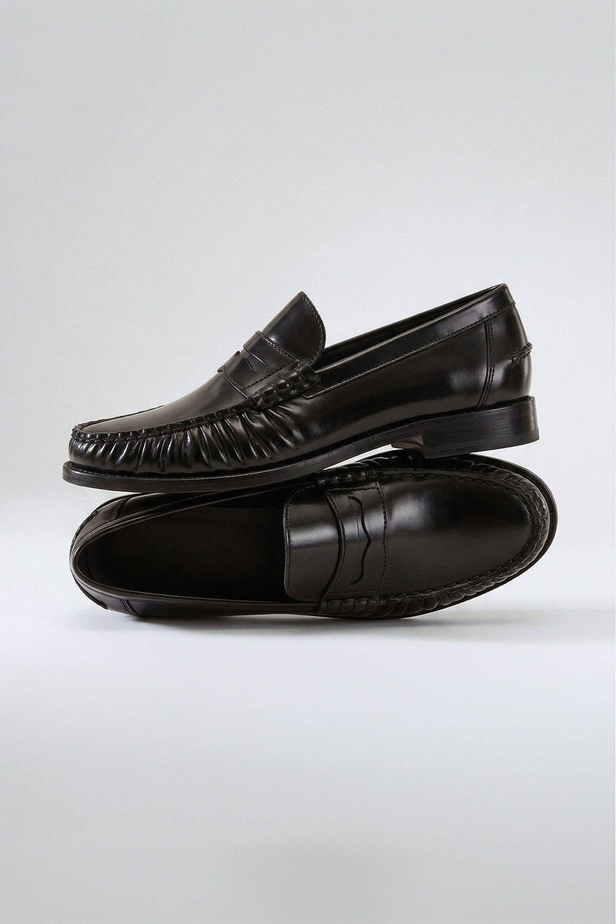 Antioch Strapped Leather Moccasins