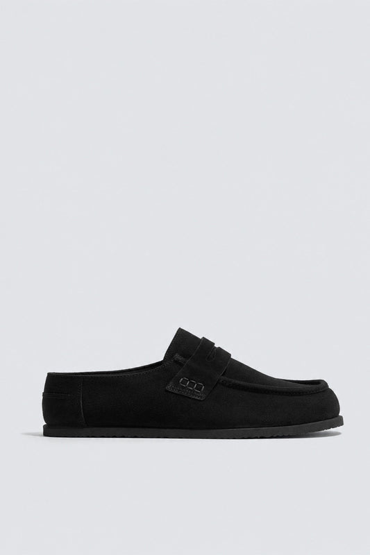 100% Suede Sabot Slippers