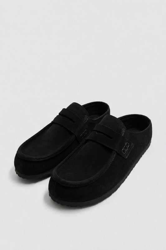 100% Suede Sabot Slippers