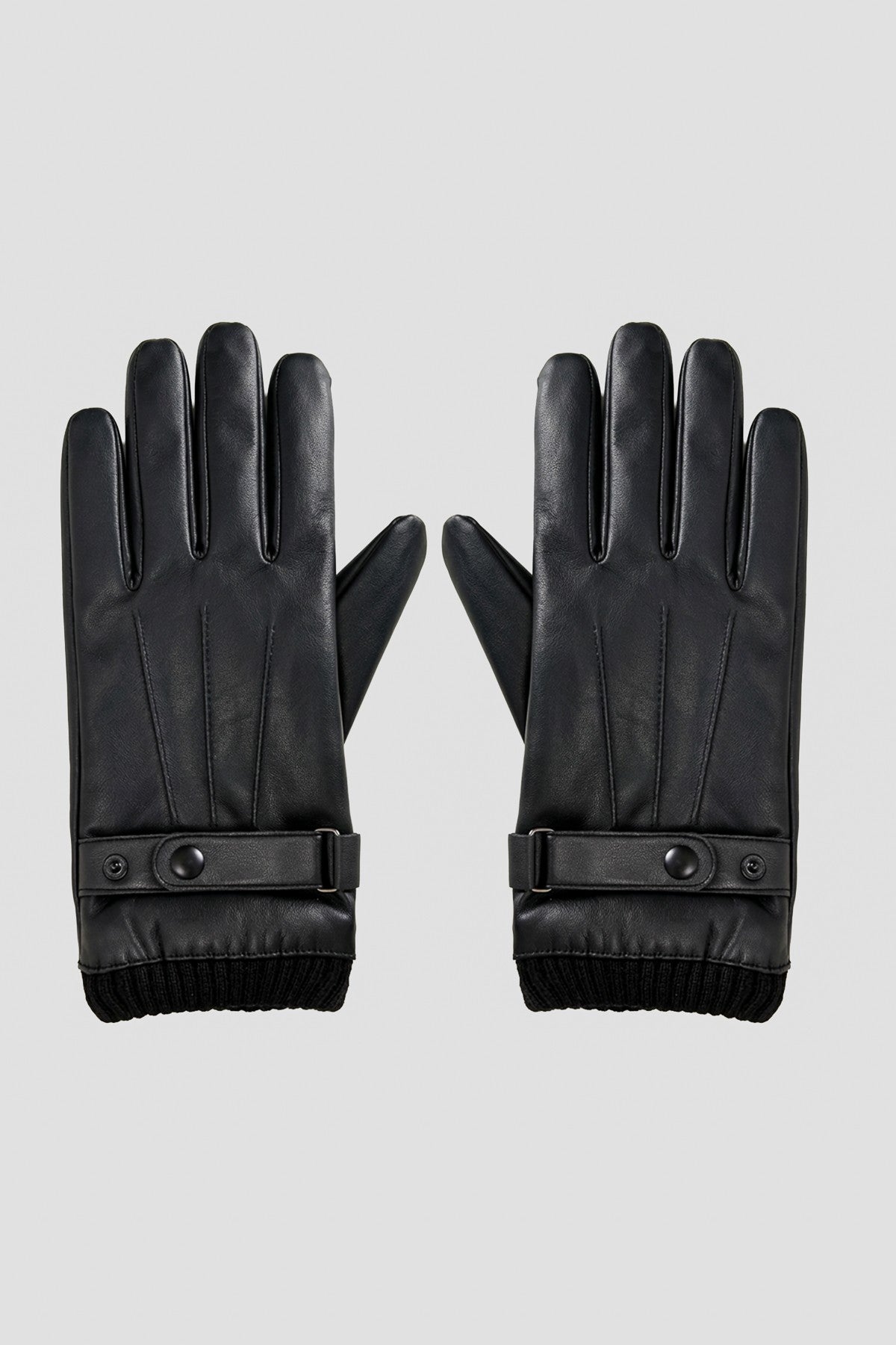 Antioch Elasticated Synthetic Leather Gloves
