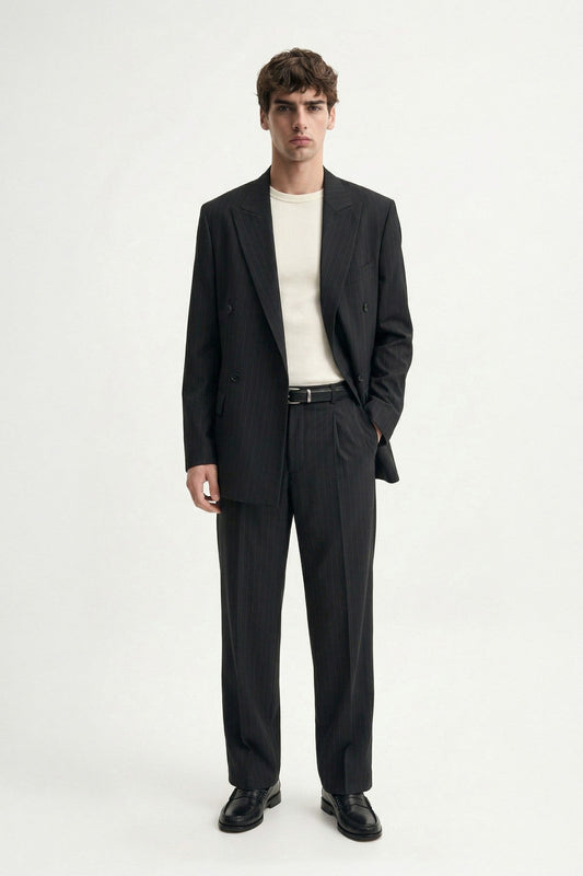 Antioch Cross-Striped Men's Suit