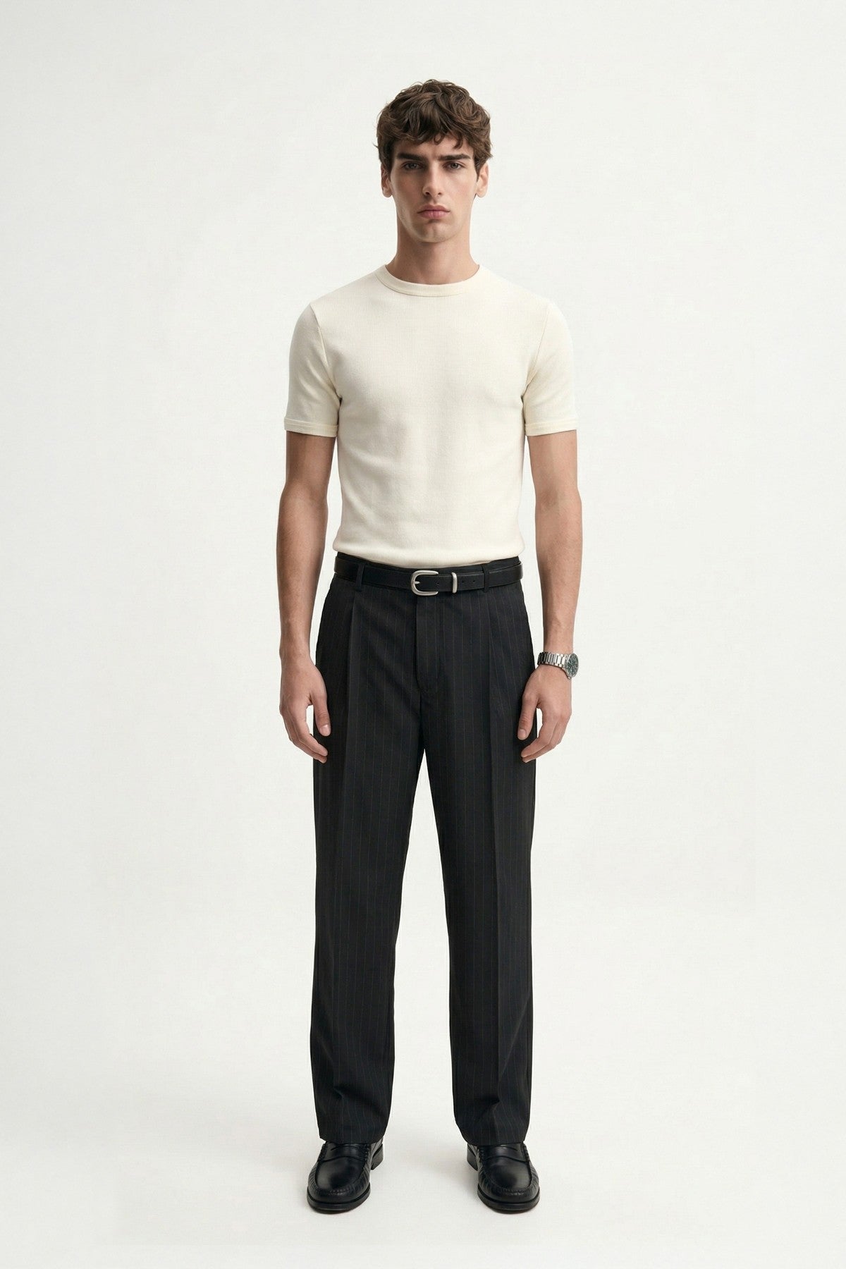 Antioch Cross-Striped Men's Suit