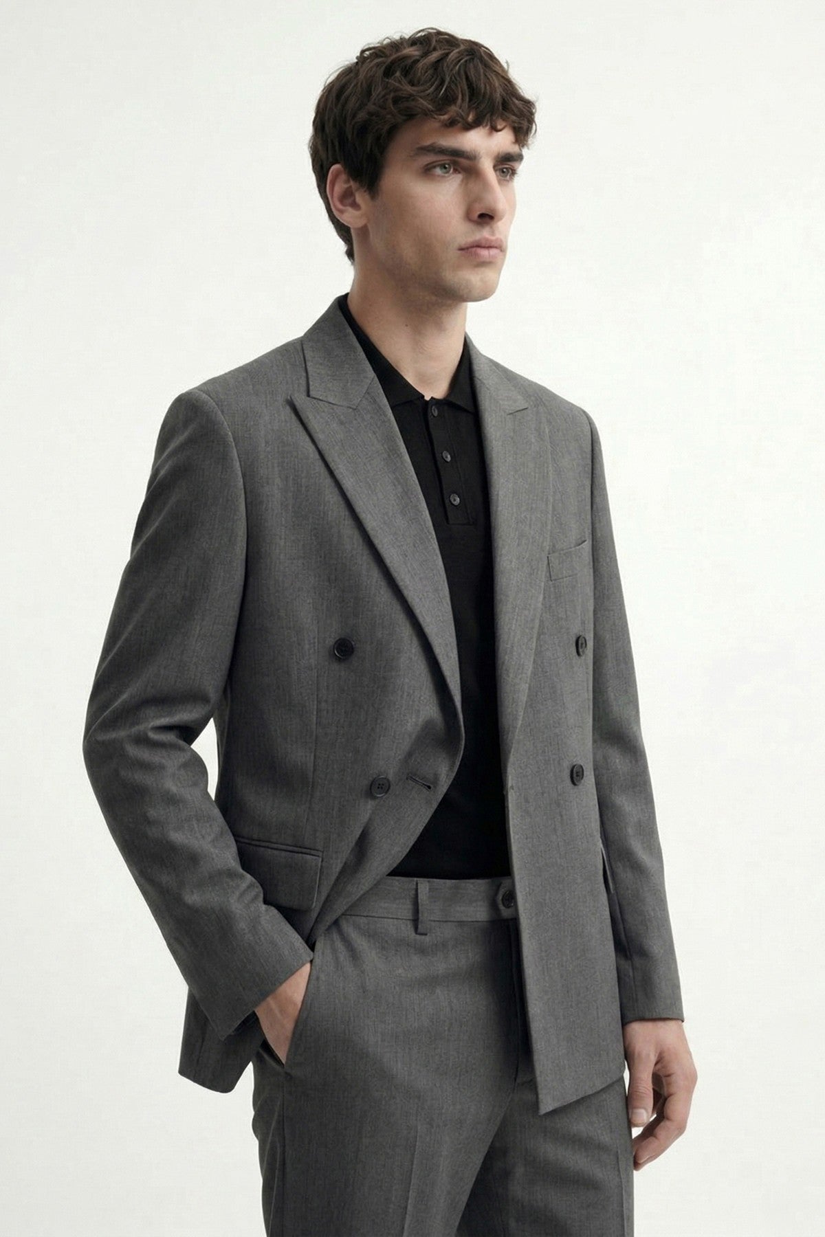 Antioch Cross-Striped Men's Suit