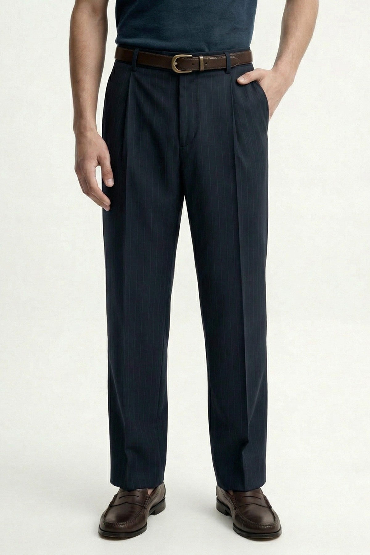 Antioch Cross-Striped Men's Suit