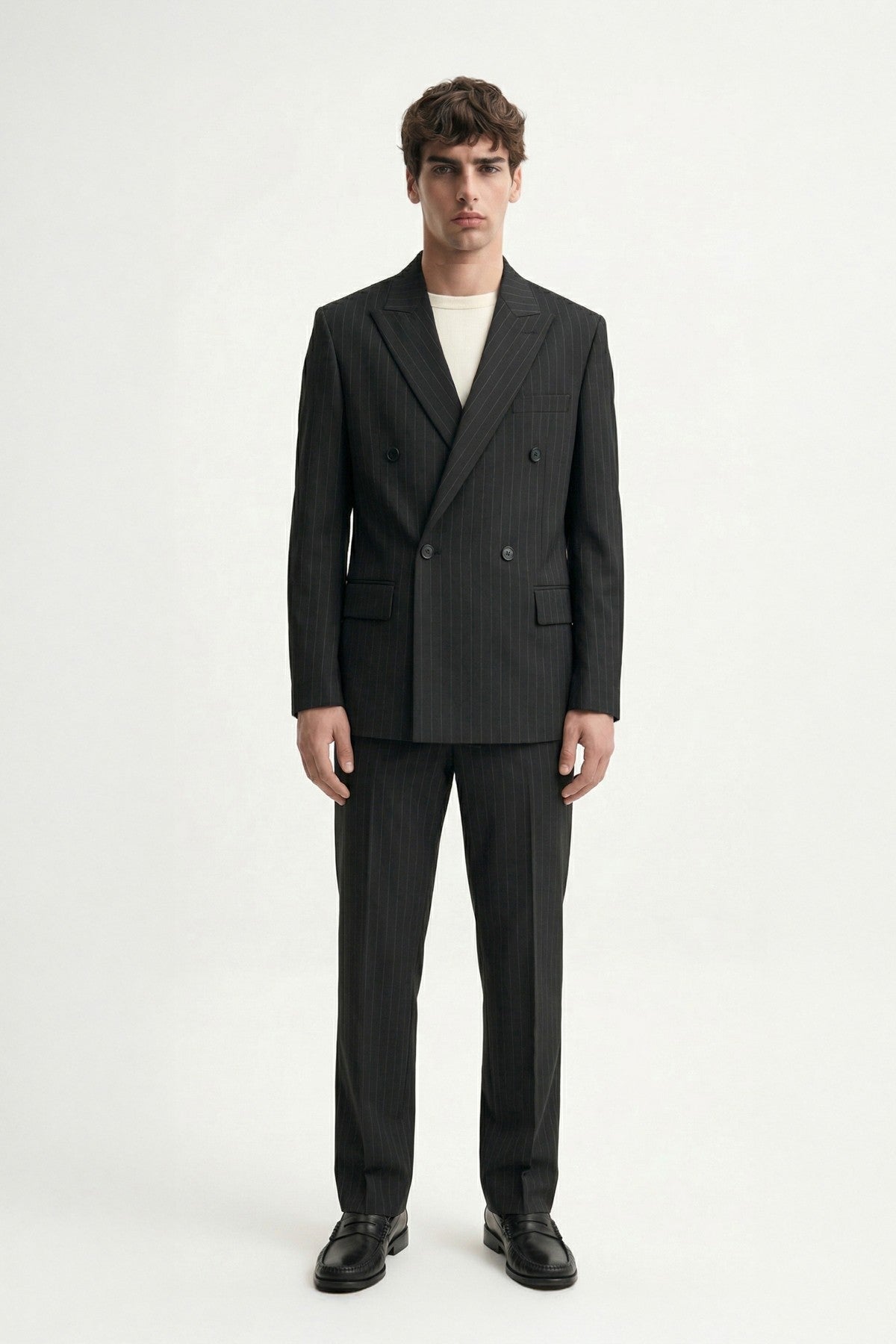 Antioch Cross-Striped Men's Suit