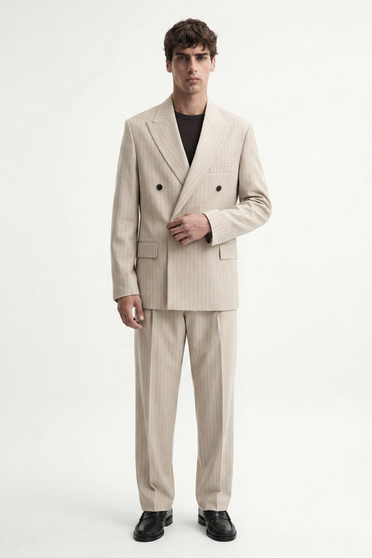 Antioch Cross-Striped Men's Suit
