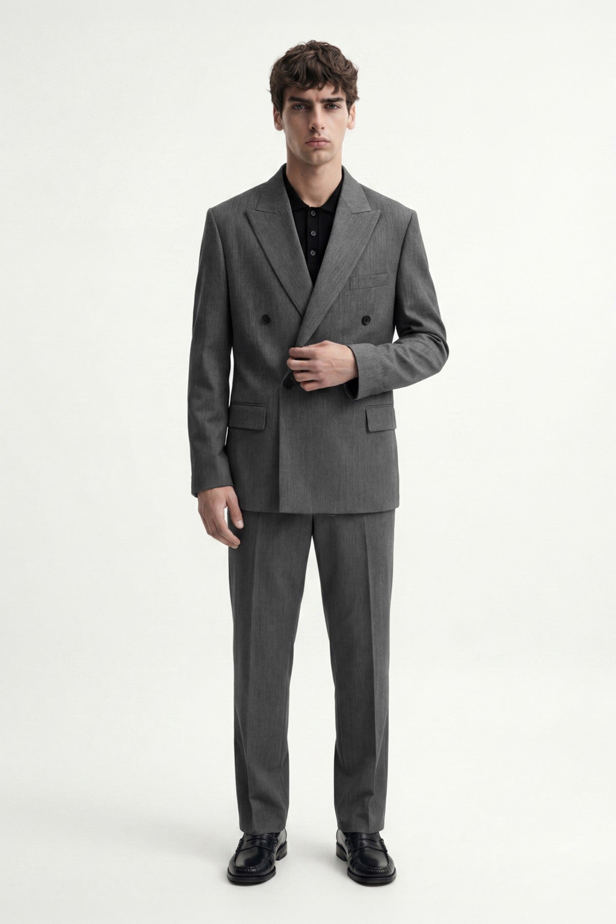 Antioch Cross-Striped Men's Suit