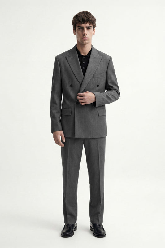 Antioch Cross-Striped Men's Suit