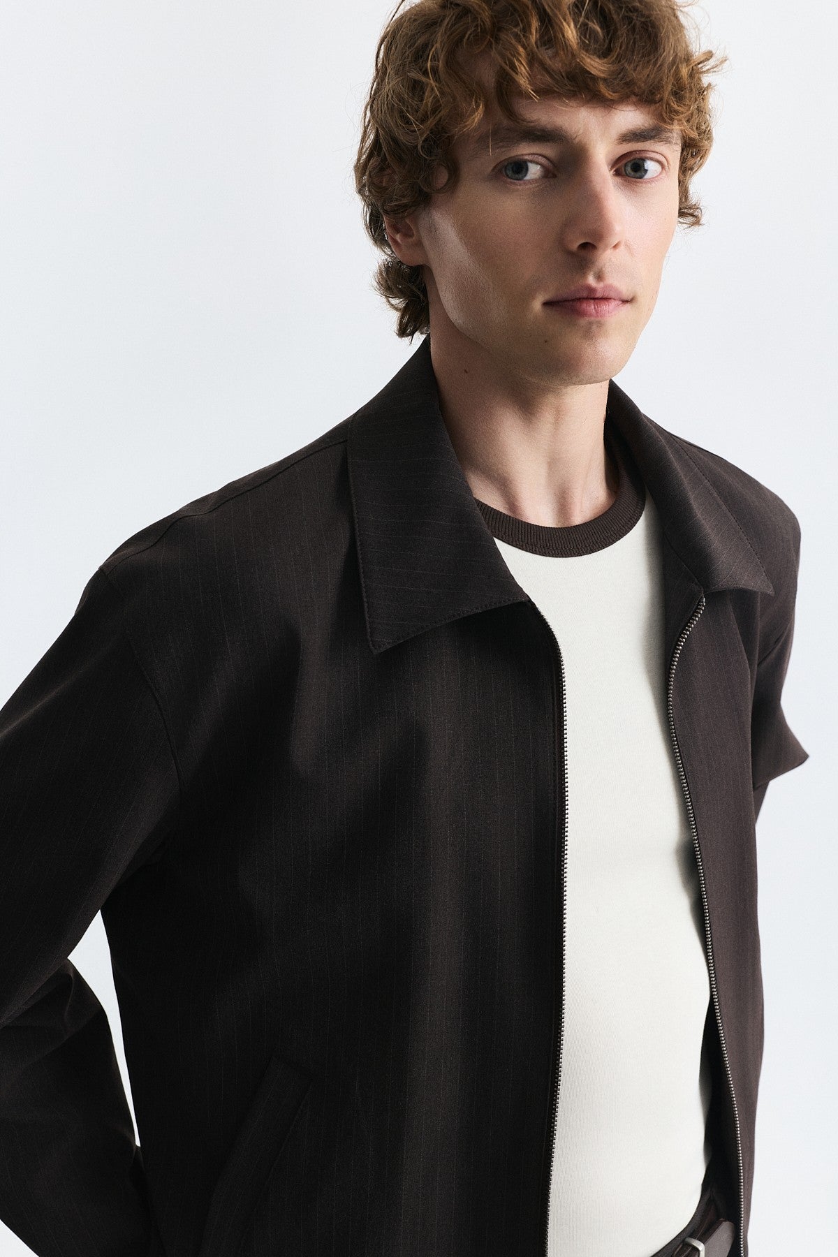Striped Relax Fit Jacket and Pants Set