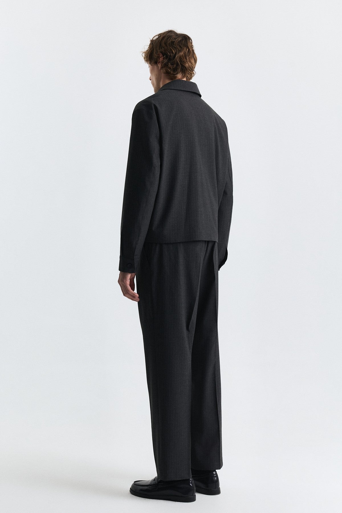 Striped Relax Fit Jacket and Pants Set