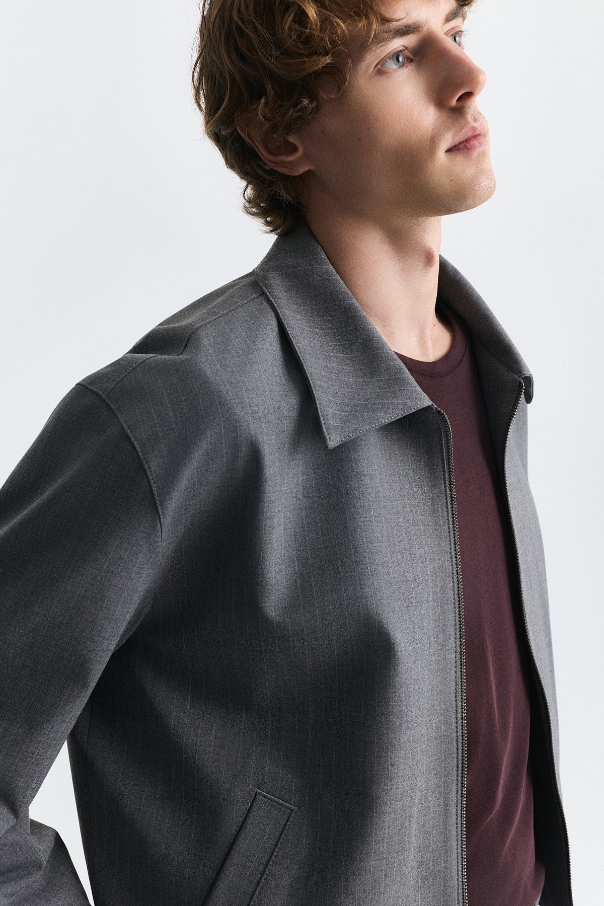 Striped Relax Fit Jacket and Pants Set