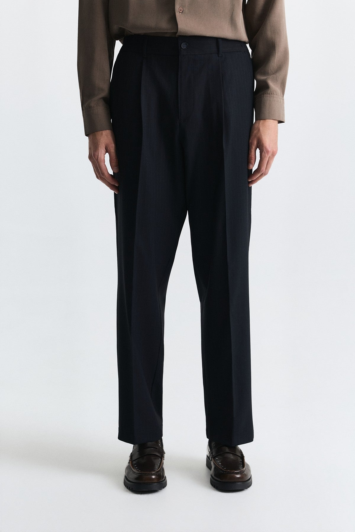 Striped Relax Fit Jacket and Pants Set