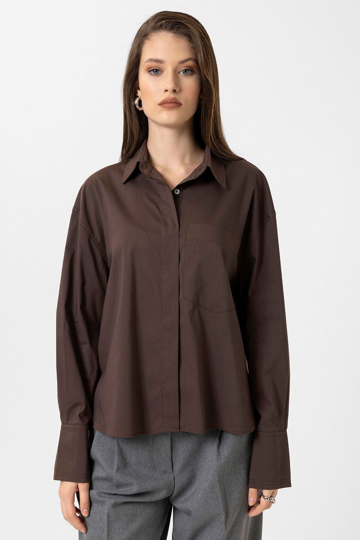Antioch Women's Basic Oversized Shirt
