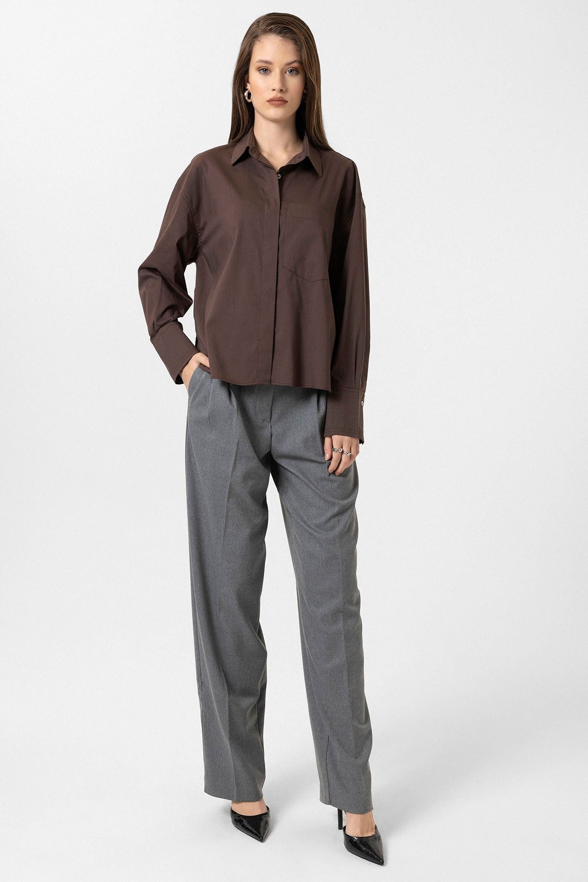 Antioch Women's Basic Oversized Shirt