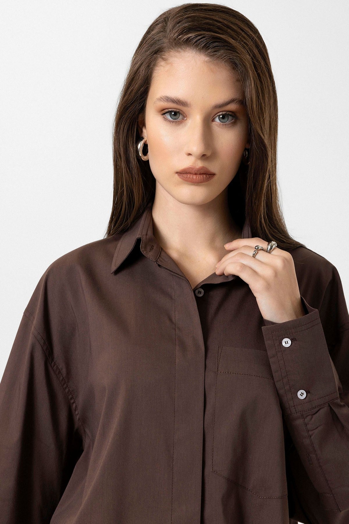 Antioch Women's Basic Oversized Shirt