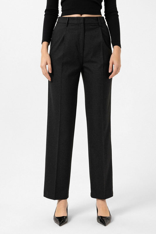 Antioch Women's High-Waisted Pleated Pants