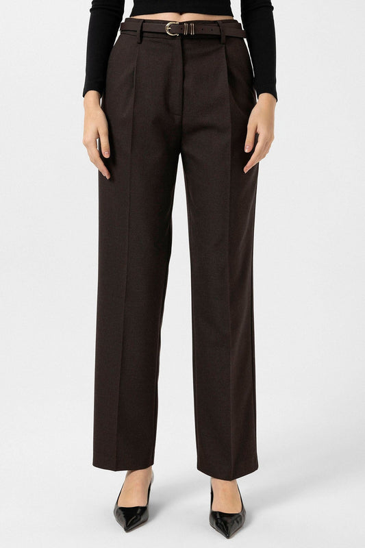 Antioch Women's High-Waisted Pleated Pants