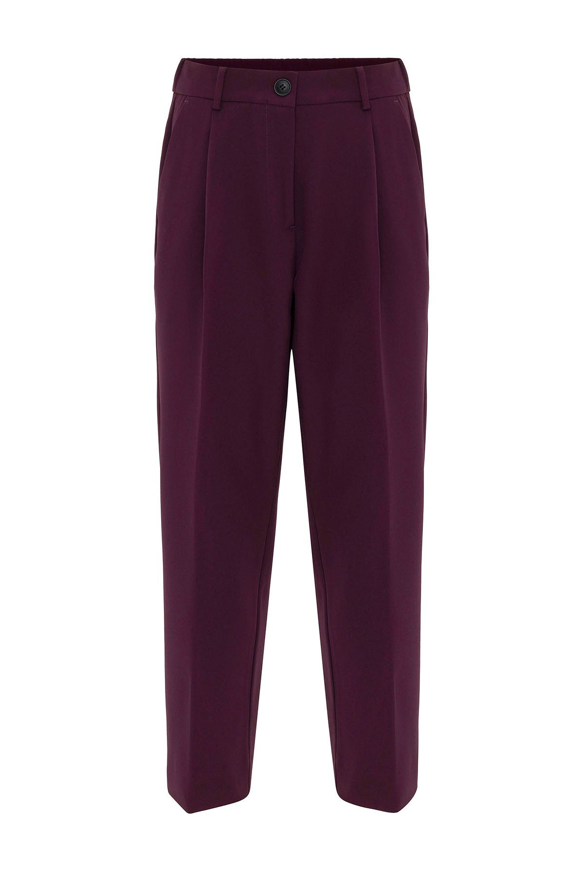 Antioch Women's High-Waisted Straight-Fit Cropped Pants
