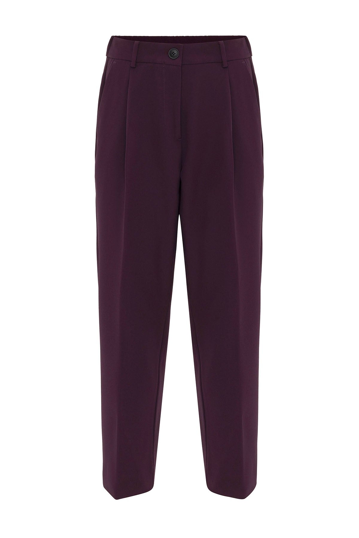 Antioch Women's High-Waisted Straight-Fit Cropped Pants