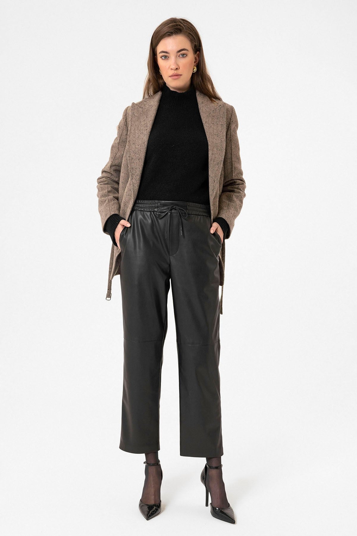 Antioch Women's Faux Leather Pants