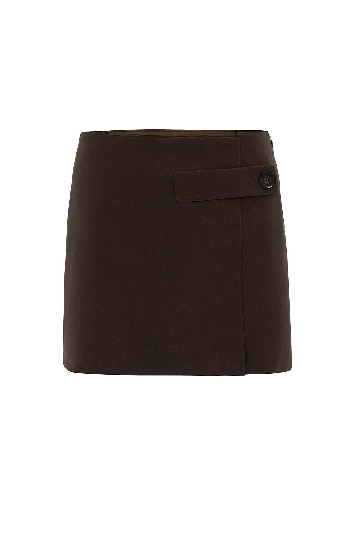 Antioch Women's Mini Skirt with Button Detail