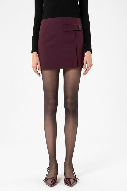 Antioch Women's Mini Skirt with Button Detail