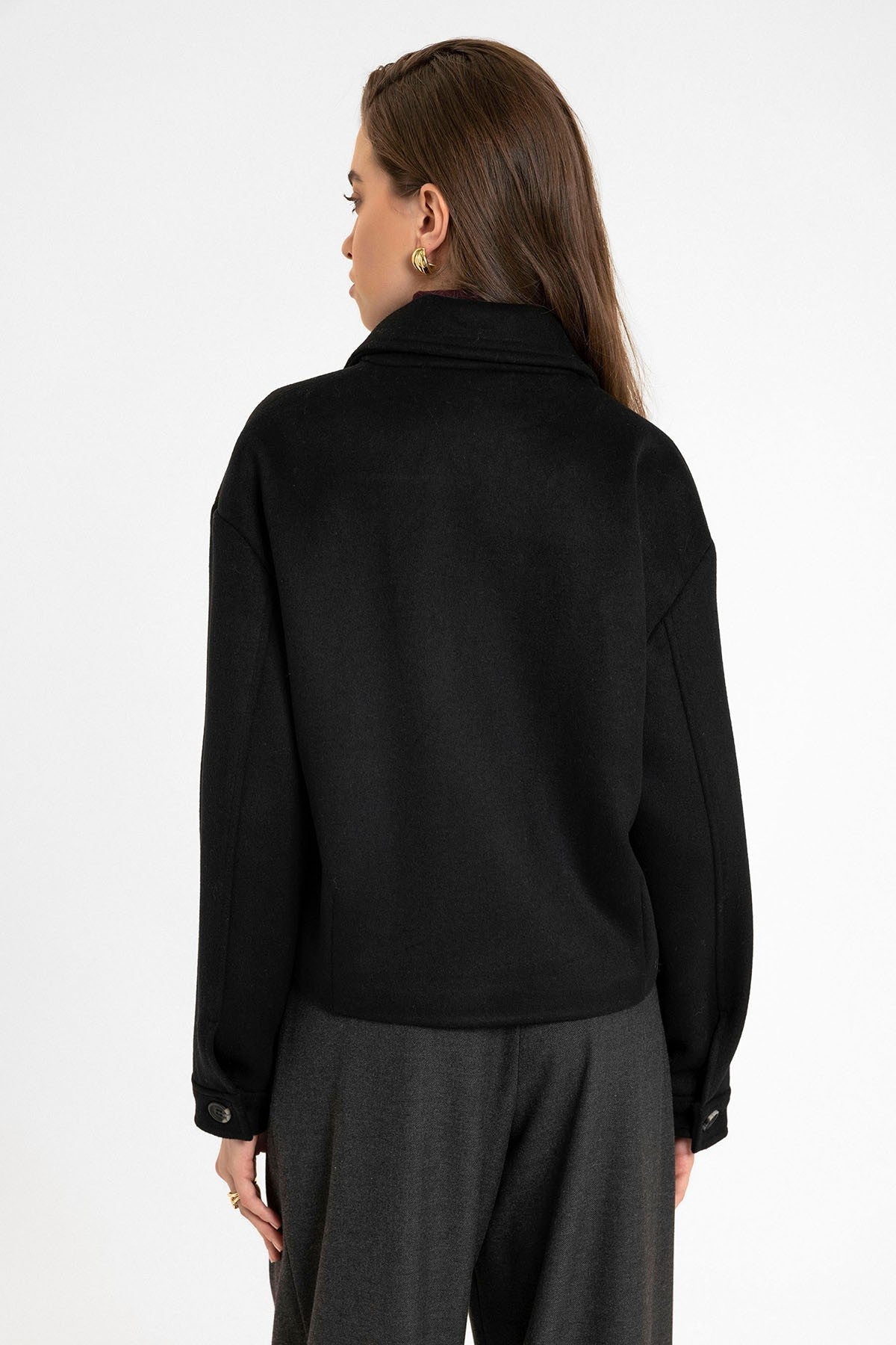 Antioch Women's Short Jacket with Wool Blend