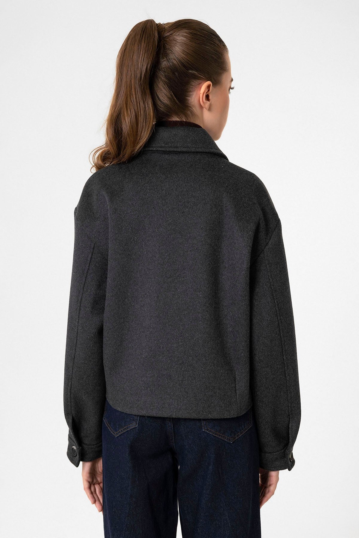 Antioch Women's Short Jacket with Wool Blend