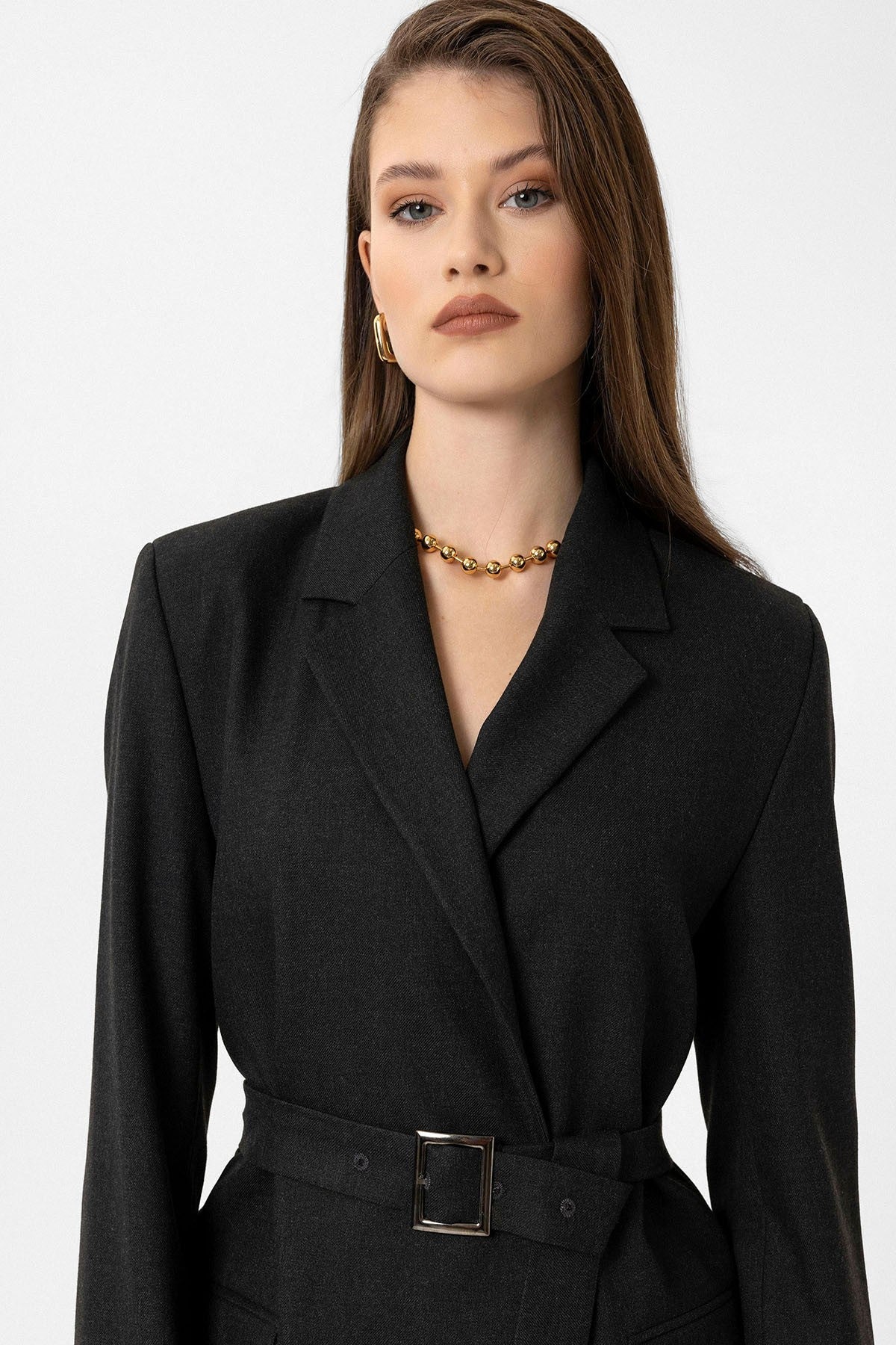 Antioch Women's Belted Blazer Jacket