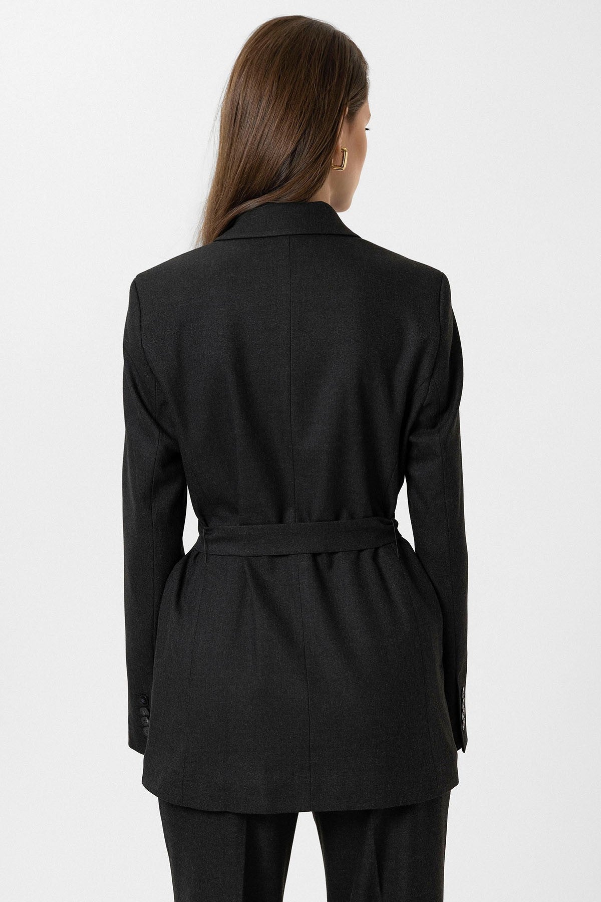 Antioch Women's Belted Blazer Jacket