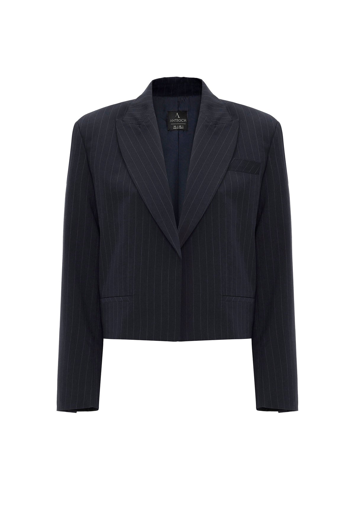 Antioch Relax Fit Buttonless Crop Women's Blazer Jacket